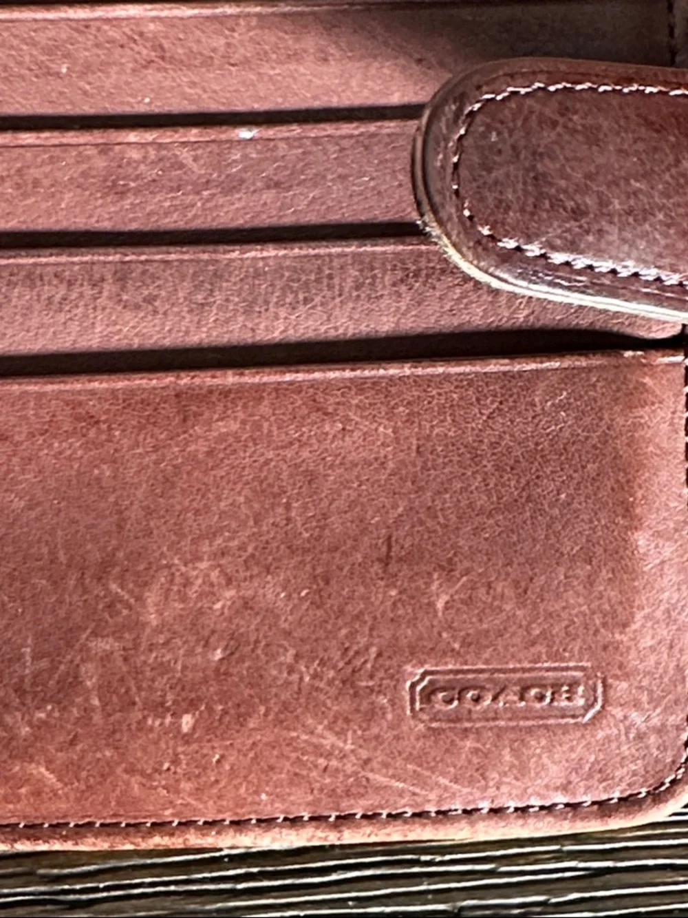 Coach Brown Leather Wallet